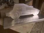 USAC/CRA custom trophy for Victorville's 1st race